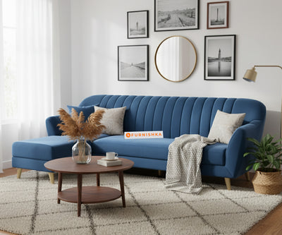 Marco Sectional Sofa 3+L LHS -  Blue