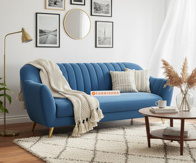 Marco Sofa 3 Seater - Blue