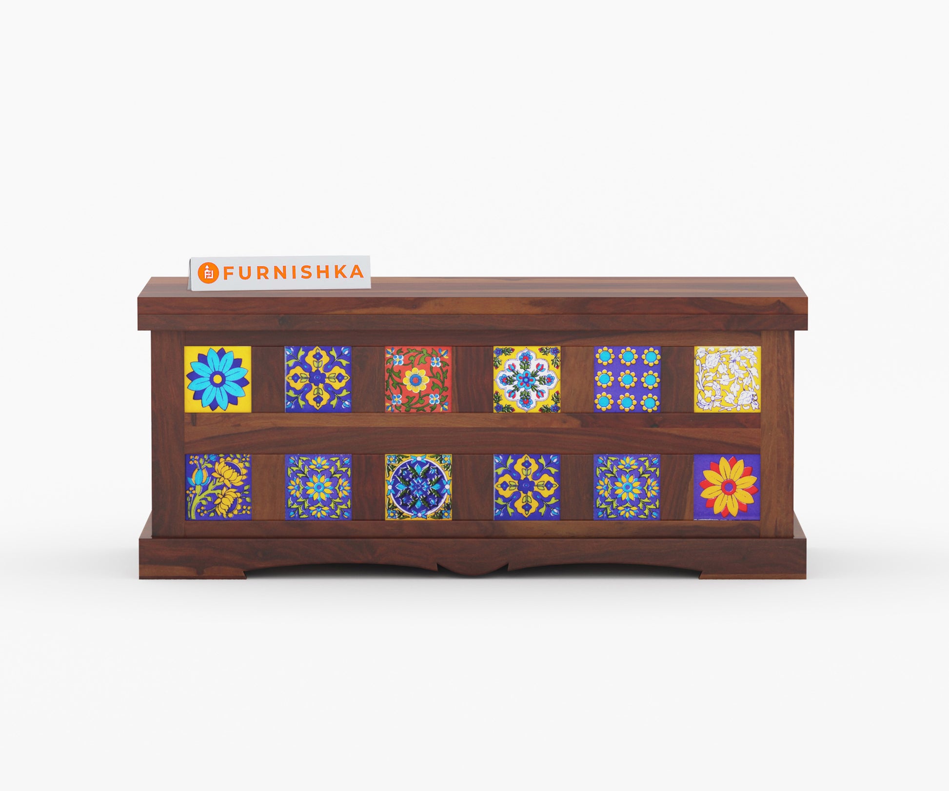 Mahwish Sheesham Wood Trunk Box - Furnishka 