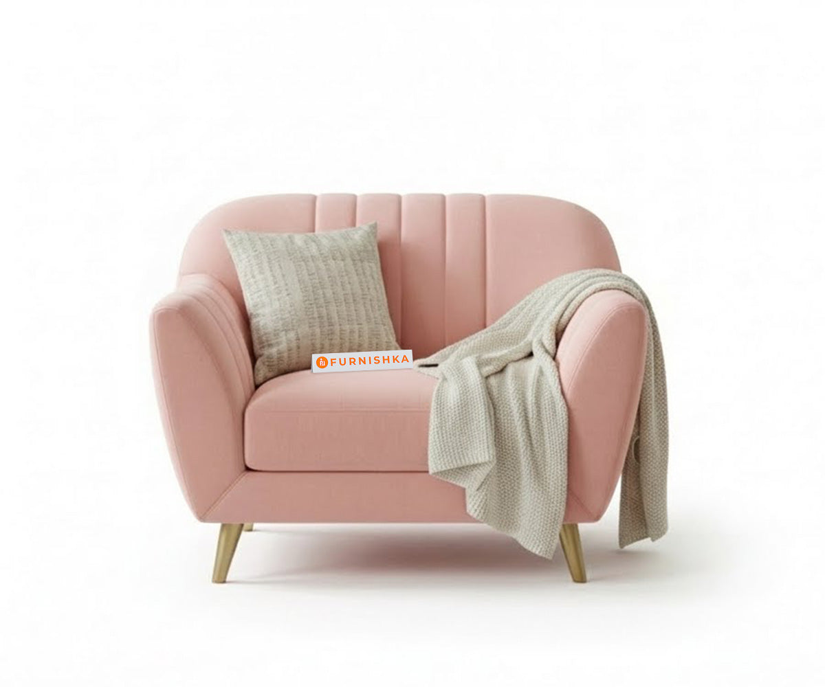 Marco 3+1+1 Seater Sofa Set - Flamingo Pink - Furnishka 