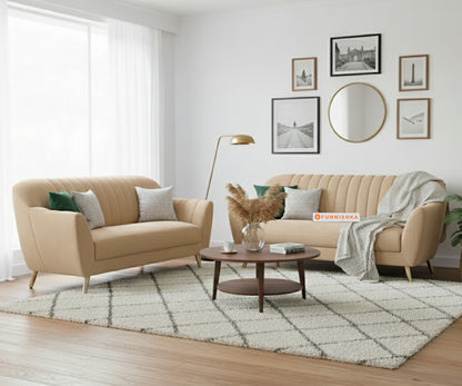 Marco 3+2 Seater Sofa Set - Light Beige - Furnishka