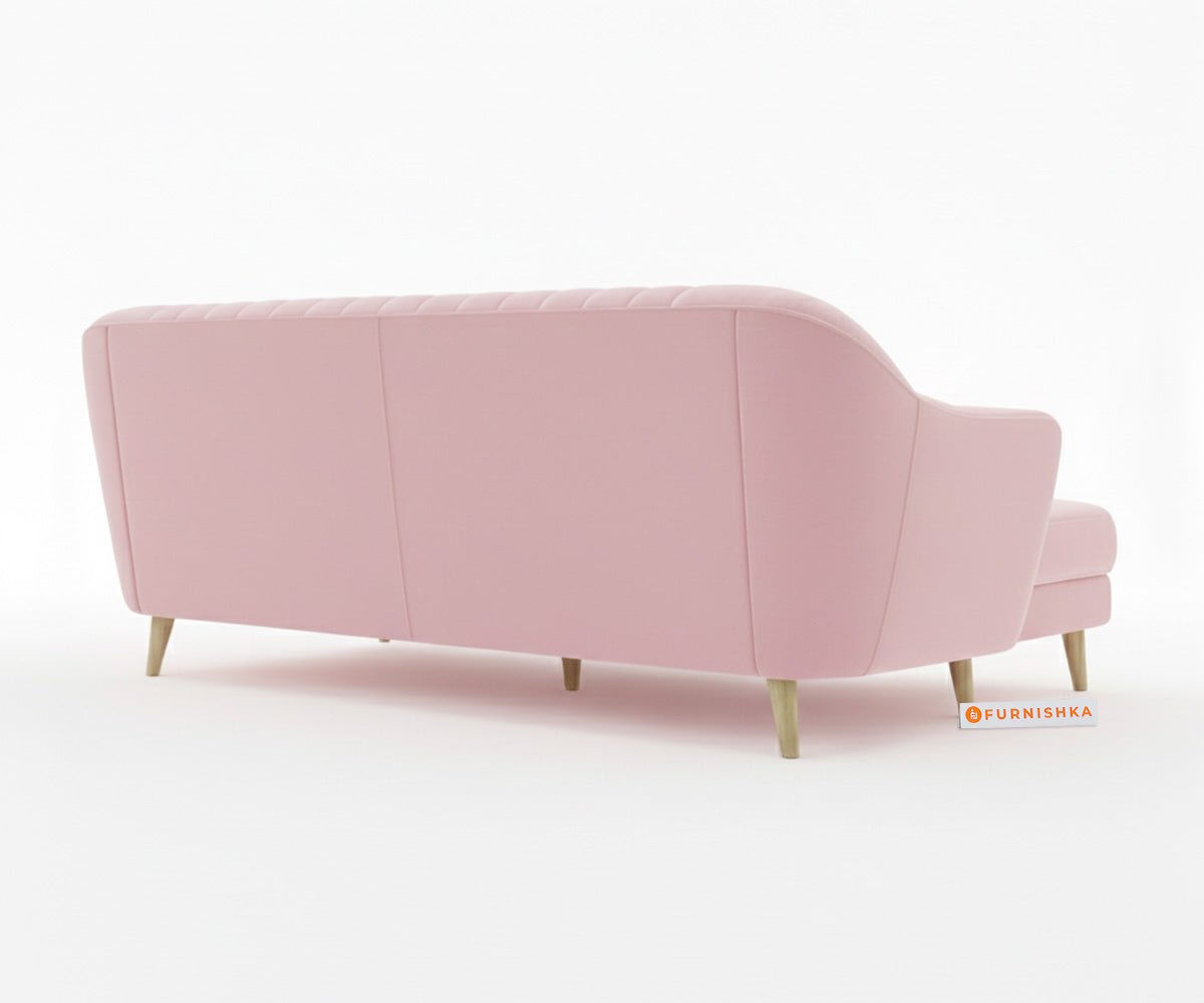 Marco Sectional Sofa 2+L RHS - Flamingo Pink - Furnishka 