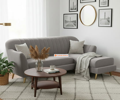 Marco Sectional Sofa 2+L RHS - Trout Grey - Furnishka 