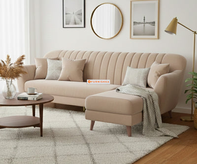 Marco Sectional Sofa 3+L RHS Light Beige