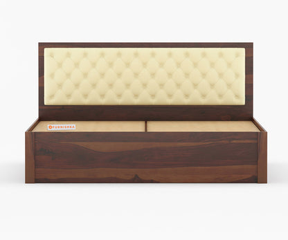 Marco Sheesham wood With Drawer Storage Bed - Queen Size - Furnishka 