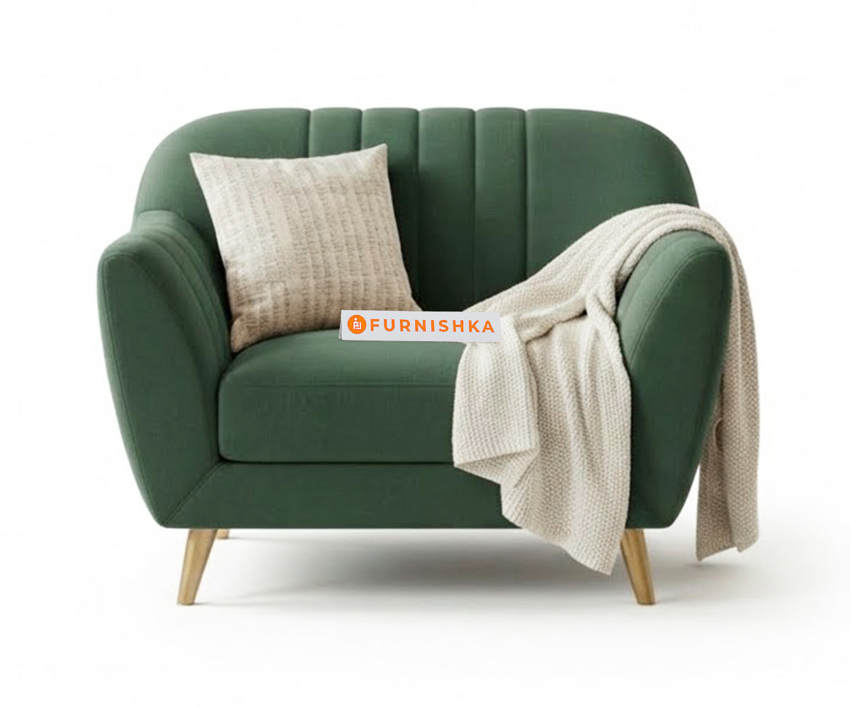 Marco Sofa 1 Seater - Pine Green - Furnishka 
