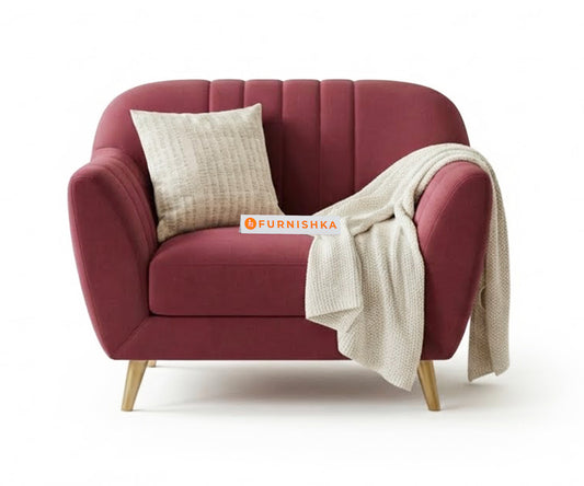 Marco 3+1+1 Seater Sofa Set - Red Wine - Furnishka