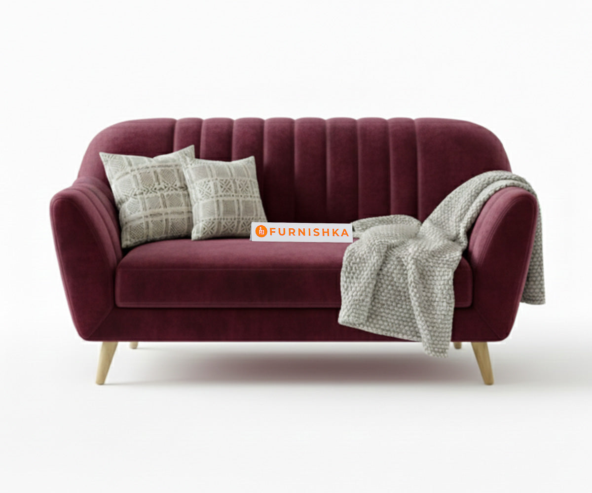 Marco Sofa 2 Seater - Red Wine - Furnishka 