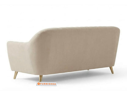 Marco Sofa 3 Seater Light Beige - Furnishka 