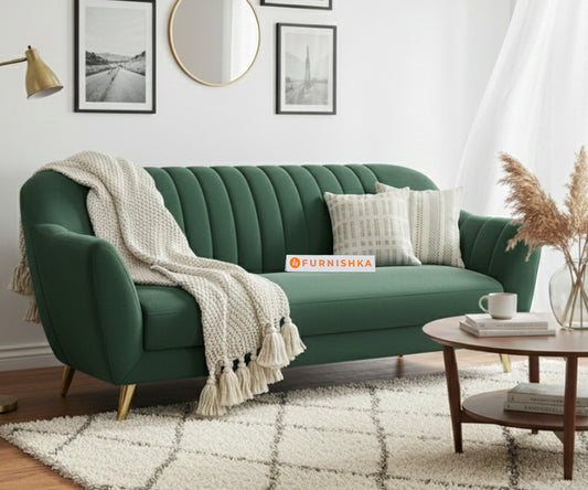 Marco Sofa 3 Seater - Pine Green - Furnishka