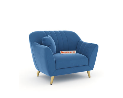 Marco Sofa 1 Seater - Blue