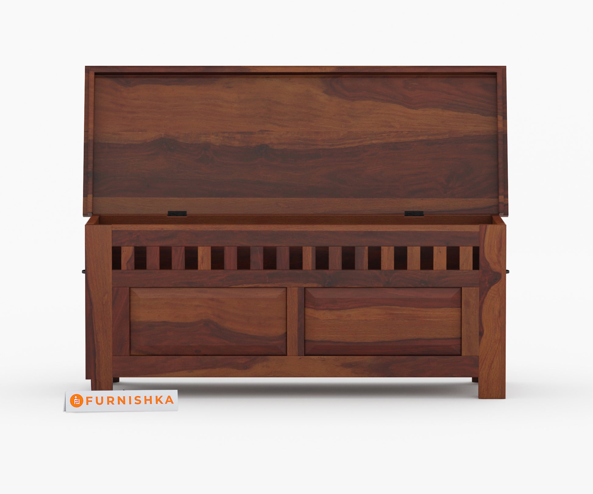 Mariano Sheesham Wood Trunk Box - Furnishka 