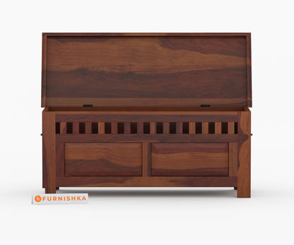 Mariano Sheesham Wood Trunk Box - Furnishka 