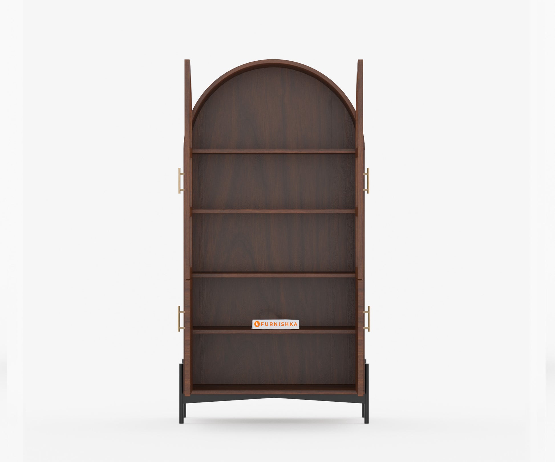 Martin Acacia Wood Four Door Book Shelf - Furnishka 