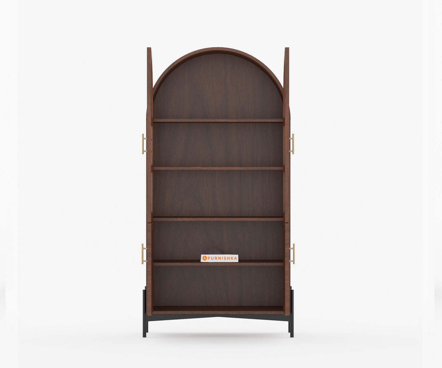 Martin Acacia Wood Four Door Book Shelf