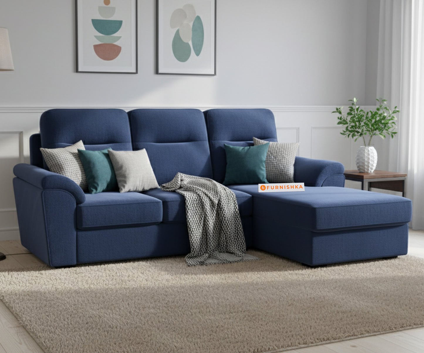 Martino 2 Seater Sectional Sofa RHS - Furnishka