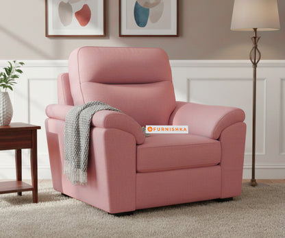 Martino Sofa 1 Seater Flamingo Pink - Furnishka