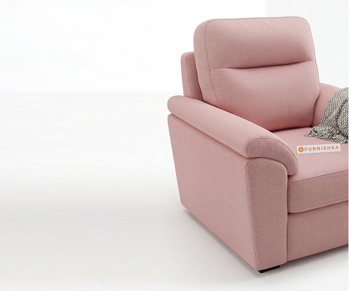 Martino Sofa 1 Seater Flamingo Pink - Furnishka