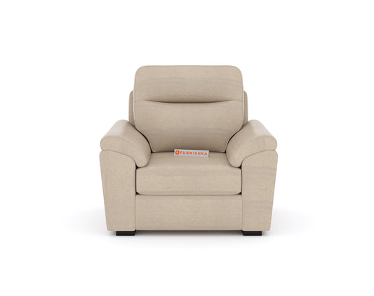 Martino Sofa 1 Seater Light Beige - Furnishka 