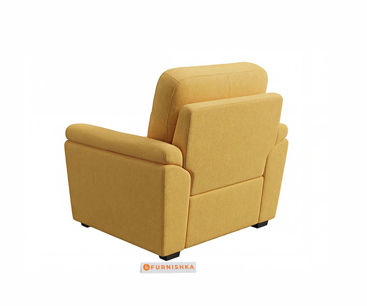 Martino Sofa 1 Seater Mustard Yellow - Furnishka