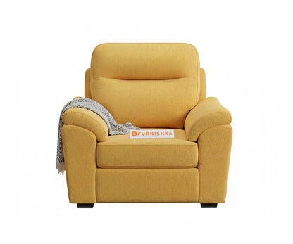 Martino Sofa 1 Seater Mustard Yellow - Furnishka