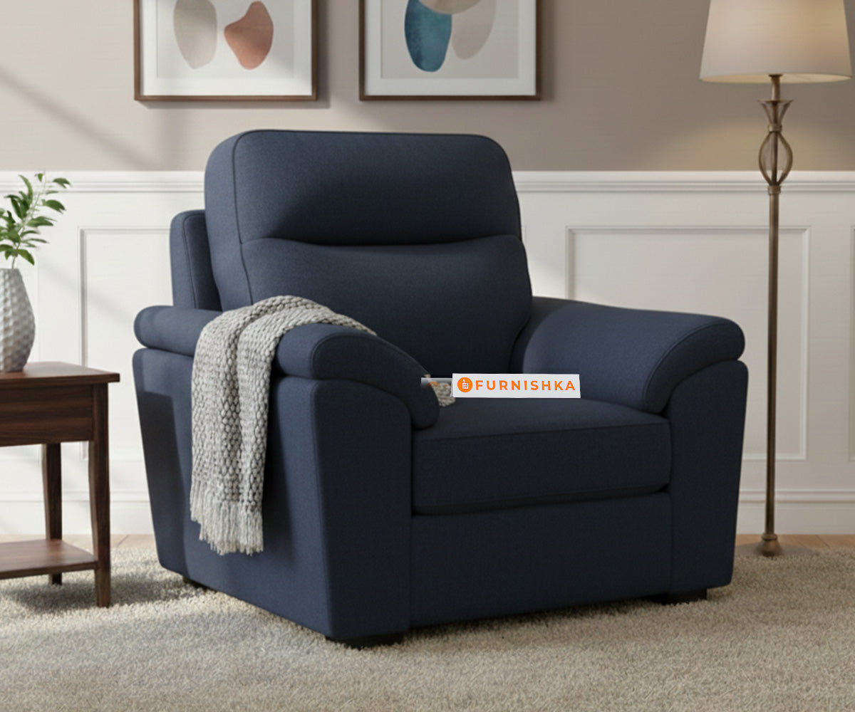 Martino Sofa 1 Seater Persian Blue - Furnishka 