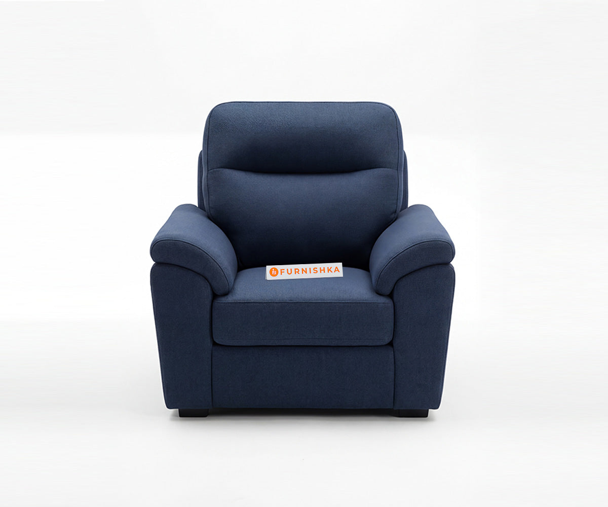 Martino Sofa 1 Seater Persian Blue - Furnishka