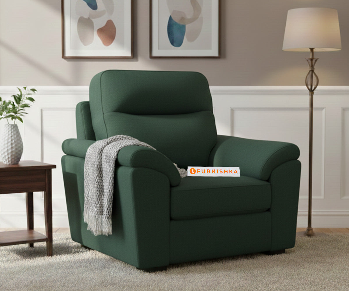 Martino Sofa 1 Seater Pine Green - Furnishka 