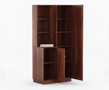 Mary Sheesham Wood Dressing Table with Mirror and Storage - Furnishka 