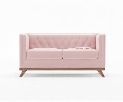 Matilda Sofa 2 Seater Flamingo Pink - Furnishka