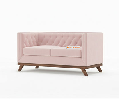 Matilda Sofa 2 Seater Flamingo Pink - Furnishka