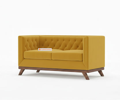 Matilda Sofa 2 Seater Mustard Yellow - Furnishka