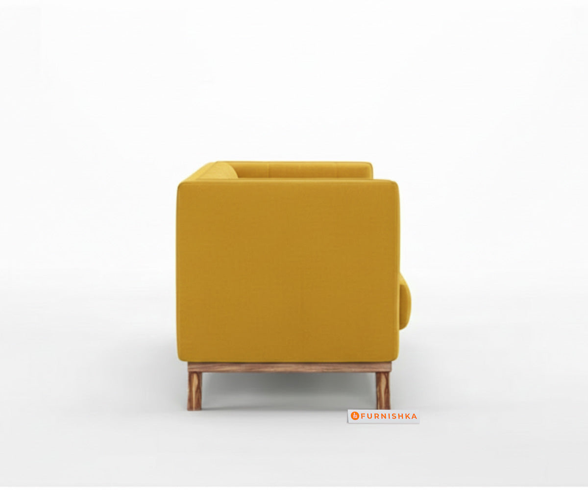 Matilda 3+2 Sofa Set Mustard Yellow - Furnishka