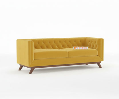 Matilda 3+2 Sofa Set Mustard Yellow - Furnishka