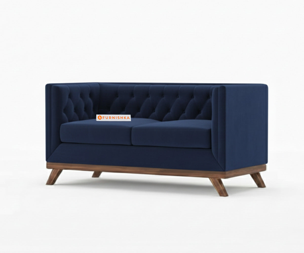 Matilda Sofa 2 Seater Persian Blue - Furnishka
