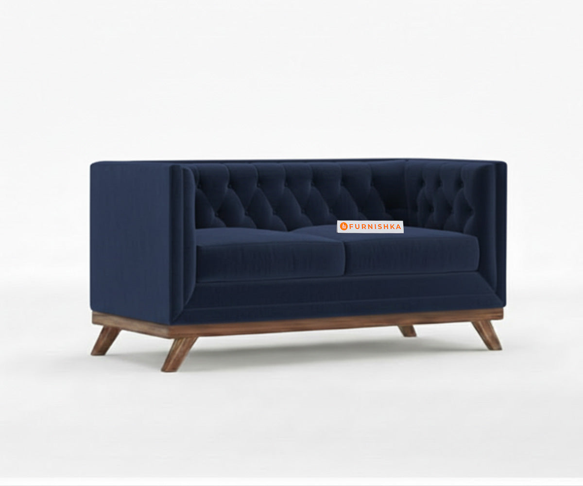 Matilda Sofa 2 Seater Persian Blue - Furnishka