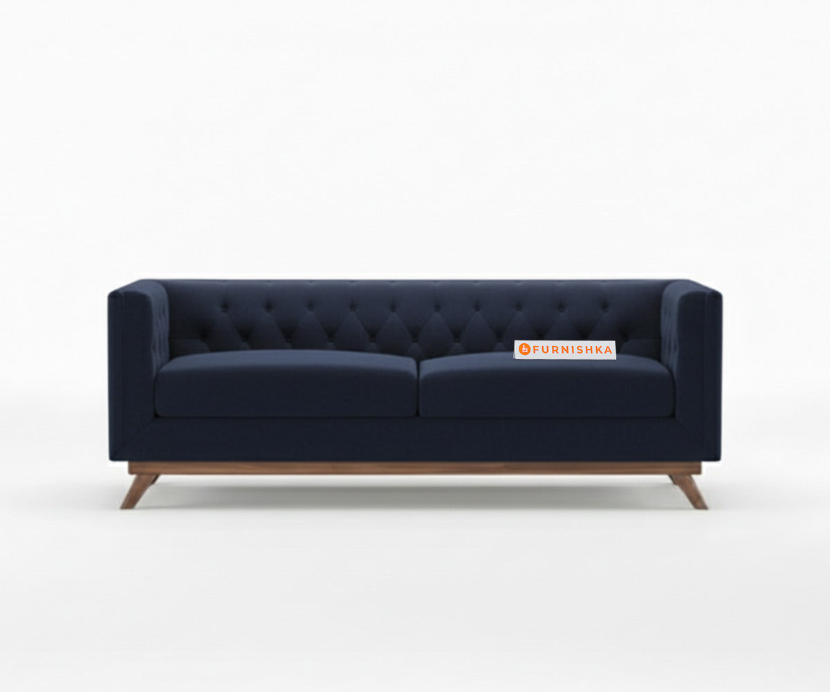 Matilda 3+2 Sofa Set Persian Blue - Furnishka