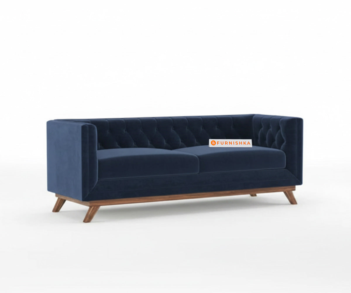 Matilda 3+2 Sofa Set Persian Blue - Furnishka