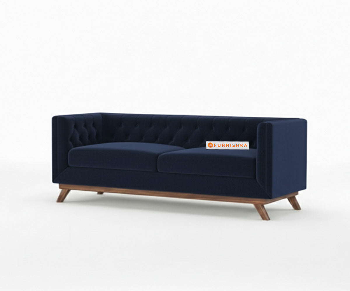 Matilda 3+2 Sofa Set Persian Blue - Furnishka