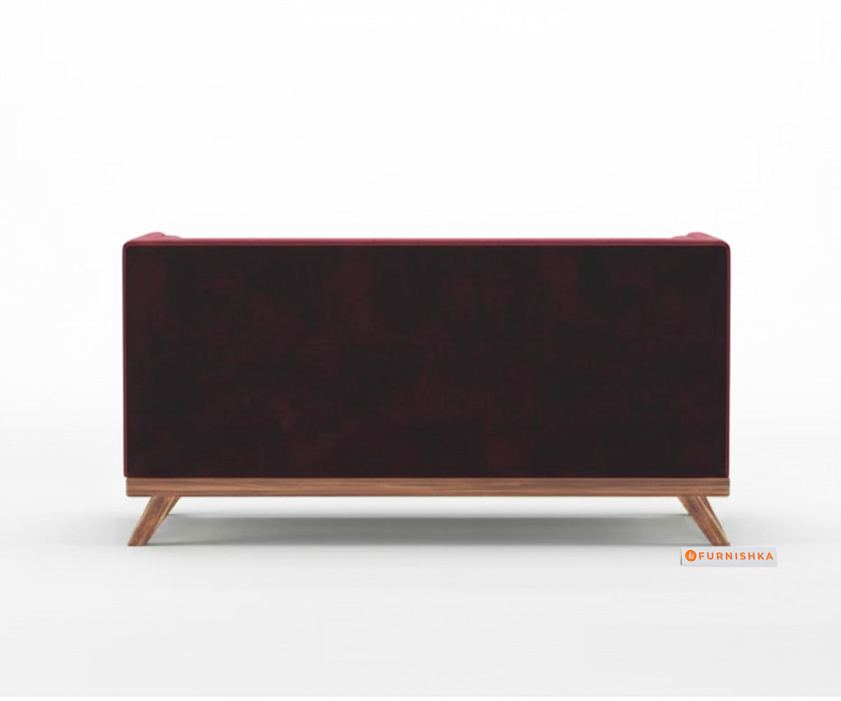 Matilda Sofa 2 Seater Red Wine - Furnishka