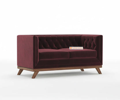 Matilda Sofa 2 Seater Red Wine - Furnishka