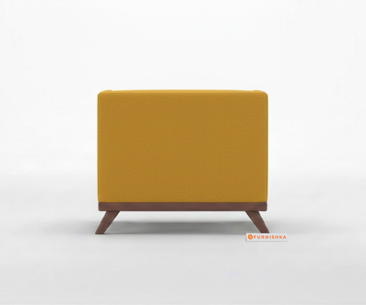 Matilda Sofa 1 Seater Mustard Yellow - Furnishka 