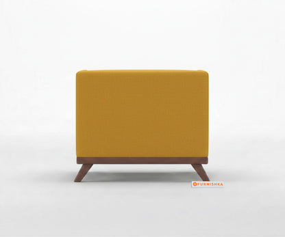 Matilda Sofa 1 Seater Mustard Yellow - Furnishka 