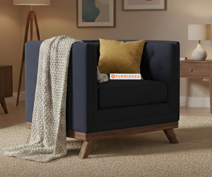Matilda Sofa 1 Seater Persian Blue - Furnishka 