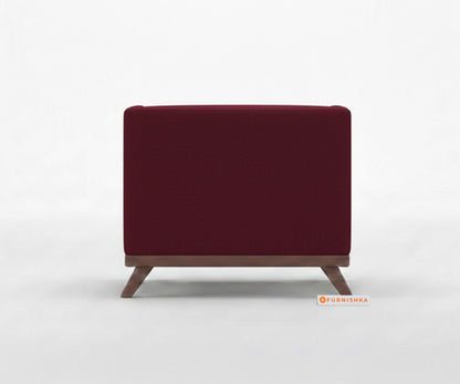 Matilda Sofa 1 Seater Red Wine - Furnishka 