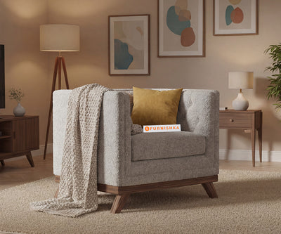 Matilda Sofa 1 Seater With Anthology Fabric Grey