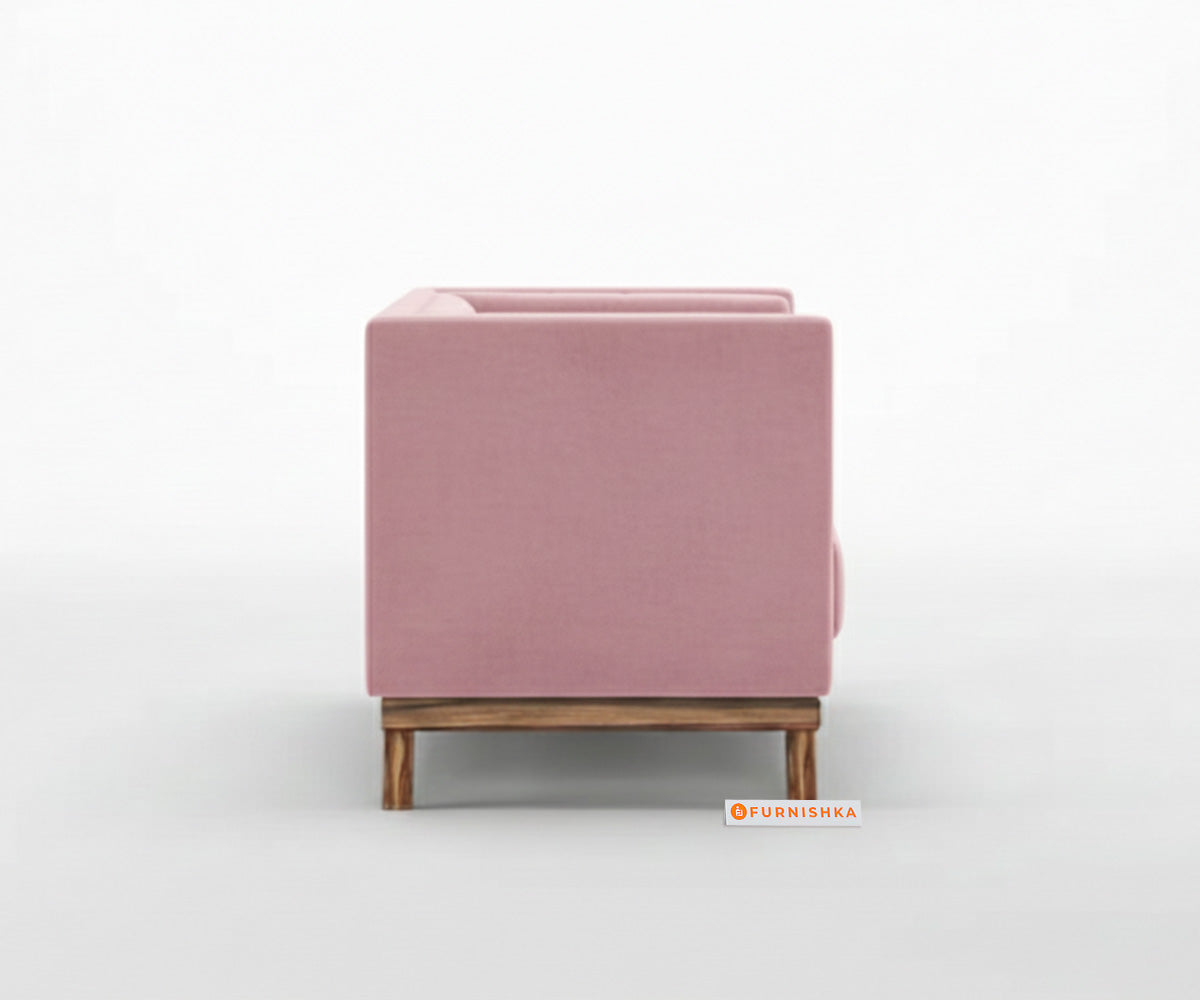 Matilda Sofa 2 Seater Flamingo Pink - Furnishka 