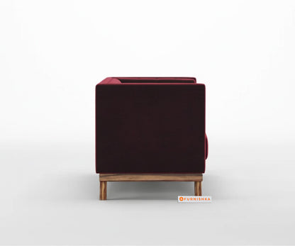 Matilda Sofa 2 Seater Red Wine - Furnishka 