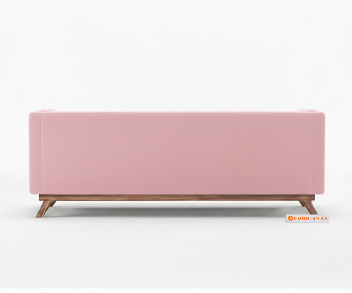 Matilda Sofa 3 Seater Flamingo Pink - Furnishka 