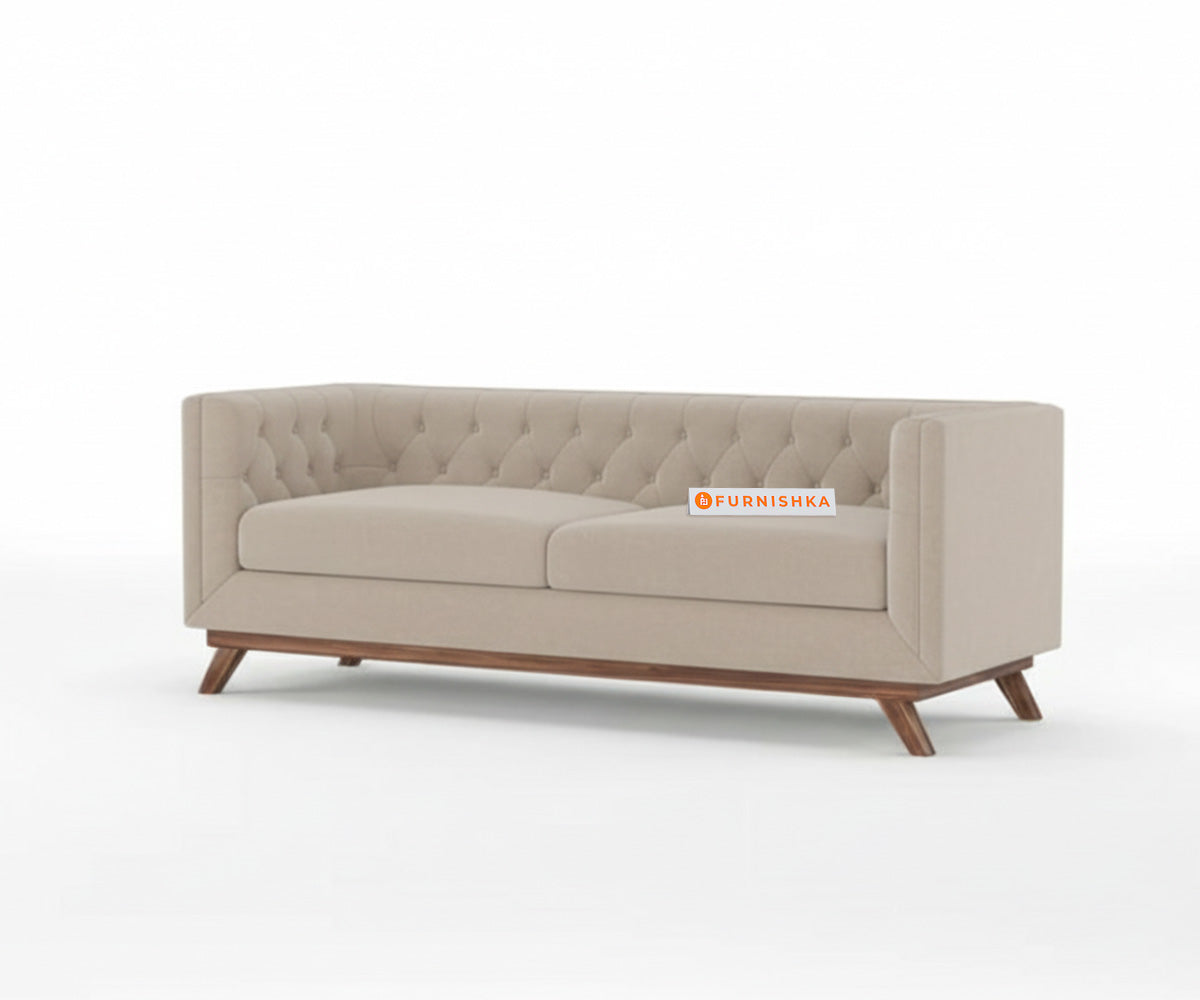Matilda Sofa 3 Seater Light Beige - Furnishka 